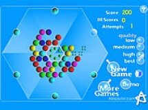 Gra online 3D Bubble Shooter - Rozstrzelaj Kolorowe Kulki z kategorii Logiczne
