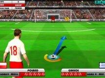 Gra online Euro Free Kick 2012 - Gole Na Euro 2012 z kategorii Sportowe