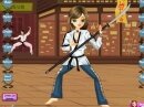 Gra online Karate Kickin Chic - Ubierz Karateke z kategorii Dla dziewczy